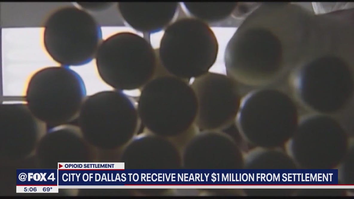 Dallas receiving nearly $1M as a part of opioid settlement